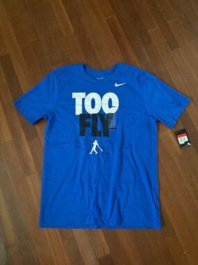 Nike Men’s Royal Blue 'TOO FLY' Graphic Tee